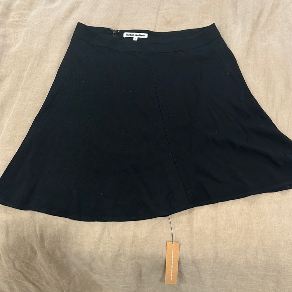 Reformation Flounce Mini Skirt